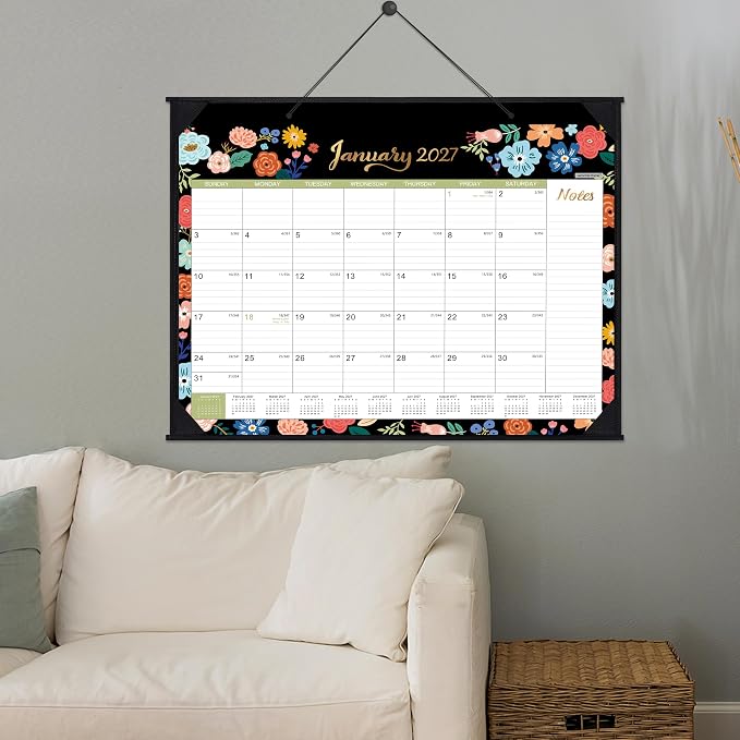 2027 Calendar - 2027 Desk Calendar, 22" x 17", Jan. 2027 - Dec. 2027