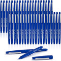 Lelix Felt Tip Pens, 40 Blue Pack, 0.7mm Medium Point, Felt Tip Markers Pens for Journaling, Writing, Note Taking, Planner, Perfect for School Office and Art Supplies