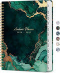 Taja Planner 2026-2027, Jul 2026-Jun 2027 Monthly & Weekly Calendar Planner | 6.3" x 8.5", Hardcover Academic Calendar, Teacher Student Agenda Book with Tabs, School Office Supplies, Emerald Drift