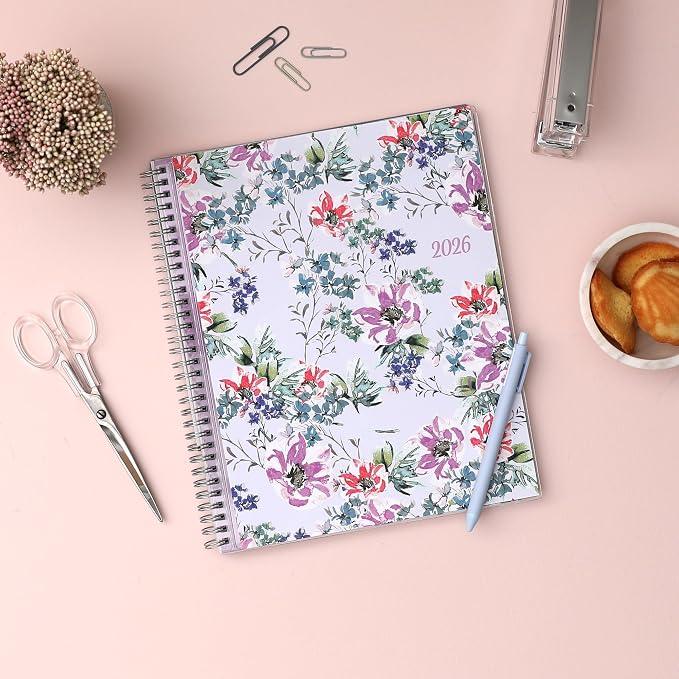 Blue Sky 2026 Weekly & Monthly Planner Calendar, 8.5"x11", Laila