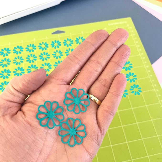 Turquoise Necklace—12x12 Textured Cardstock | 80lb Textured Blue Scrapbook Paper | Premium Cardstock for Cricut Cutting | 25 Sheets