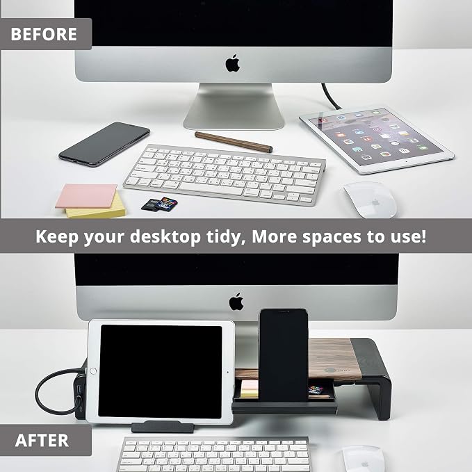 SIIG Foldable Aluminum Laptop Stand, CE-MT2Q12-S1 | Raise a laptop for a more comfortable viewing and typing position; foldable aluminum and height adjustment support desk and.
