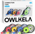 OWLKELA 48Pcs Correction Tape, 39.3 Ft, Colored core