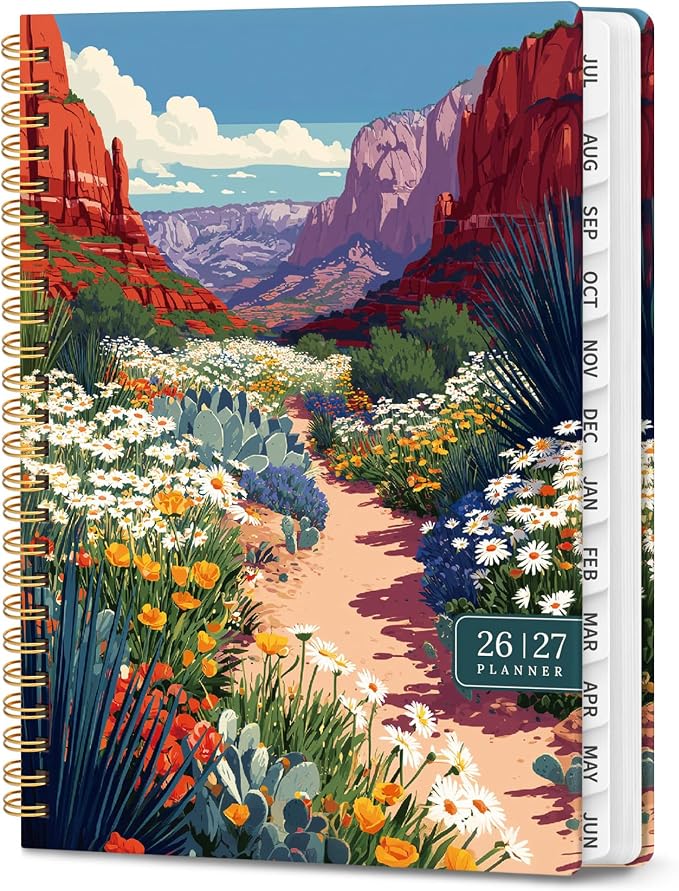 ZOTIA Planner 2026-2027 Weekly & Monthly Calendar Planner Jul 2026-Jun 2027