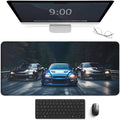 Large Mouse Pad Gaming Mousepad R34 Sports Car Racing JDM Car Cool Big Computer Desk Mat Desk Pad for Keyboard and Mouse Mat Non-Slip Base 40x90cm