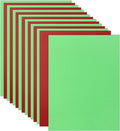 Guakicae 32 Sheets Christmas Red Green Cardstock 8.5 x 11 Crafts Paper 80lb | Premium Card Stock for DIY Card Making, Invitations, Thank You Cards, Party Decorations, Festival blessings