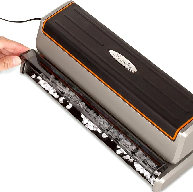 Swingline Electric Hole Puncher 3 Hole, 20 Sheet Punch Capacity Three Hole Punch 3 Ring, Jam Resistant, Optima 20, Silver (74520)