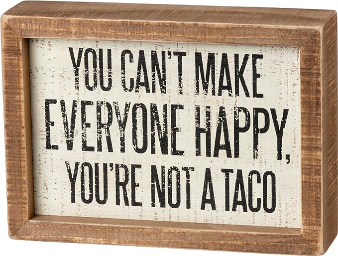 Primitives by Kathy Rustic Farmhouse Decor - Inspirational Wall Art, Wooden Table/Shelf Decor, Boho Kitchen Accessories 5”x7”