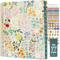 bloom daily planners 2026-2027 Planner (8.5” x 11") 13 Month Academic Year Organizer (July 2026 - July 2027) - Weekly & Monthly Agenda Book with Stickers & Tabs - Garden Party, Beige