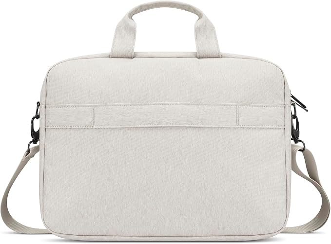 Lenovo 16" Laptop Bag T210 (ECO), Water-Resistant Laptop Sleeve Case with EVA Protective Padding, Dual Compartments, Travel Strap, Eco-Friendly Recycled Material, Fits Up to 16-Inch Laptops, Beige