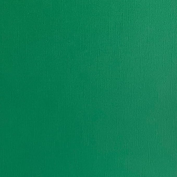 Lucky Clover—12x12 Textured Cardstock | 80lb Textured Green Scrapbook Paper | Premium Cardstock for Cricut Cutting | 25 Sheets
