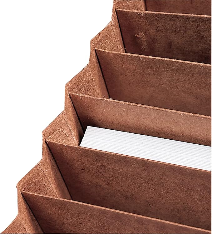Smead TUFF Expanding File, 21 Pockets, Alphabetic (A-Z), Flap and Cord Closure, Legal Size, Redrope (70320), Pack of 1