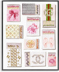 'Glam Girl Matchboxes'| Framed Giclee Art | Stupell Industries | Black, 11 x 14 Inches, Easy to Hang and Sturdy, Made in USA, by Ziwei Li