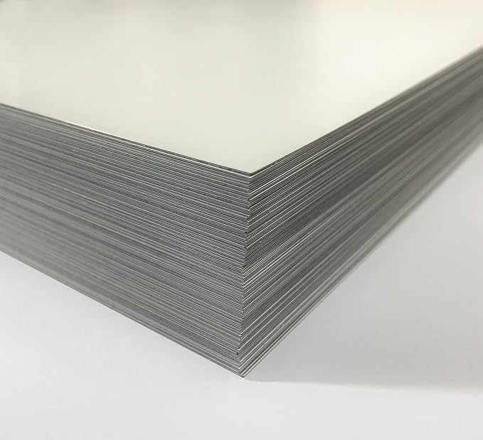 330gsm Black Core TCG Cardstock - DIY Proxies - Professional Blank Smooth Blackcore Playing Card Stock - A4 Sheets (Black Core 330gsm - 20 Sheets)