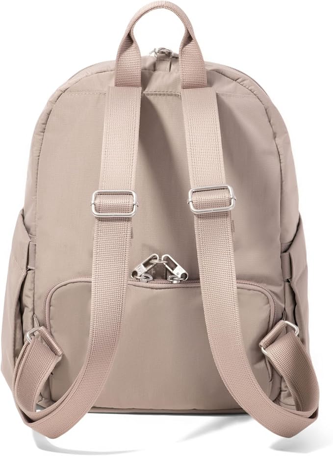 Securtex Anti-Theft Getaway Backpack - 9.4"x13"x5" Travel Safe Bag w/Locking Zippers, Slash-Resistant, RFID