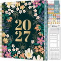 bloom daily planners 2027 Planner for Women (8.5" x 11") - Weekly & Monthly Calendar Year (January to December) Softcover Agenda Book Organizer with Stickers & Stencil - Blooming Wildly