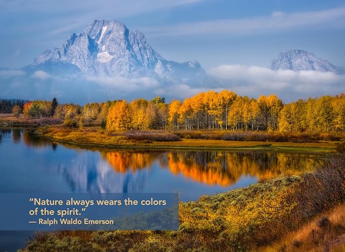 National Parks Inspirational Quotes Calendar 2027 Nature Monthly Wall Calender 12 Month | American Made In The USA