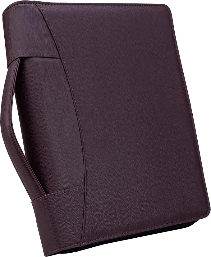 Case-it Zipper Padfolio | Letter Size | PAD-62 Oxford Brown | Supreme, Letter Size Writing Pad, Tablet Case, School & Office