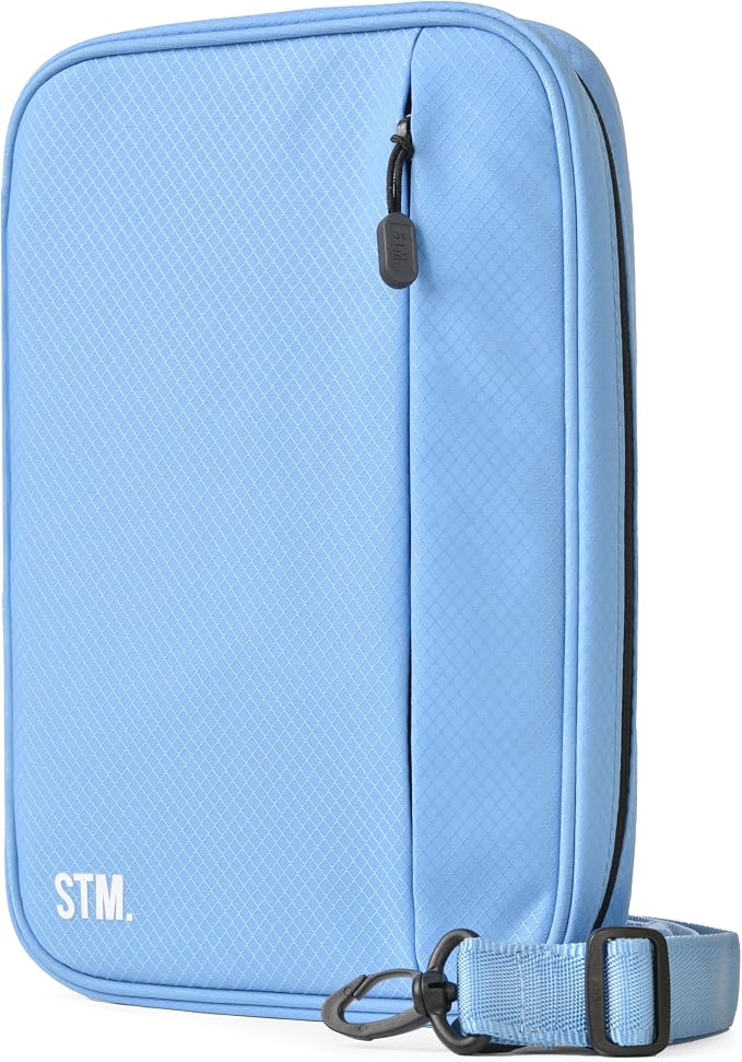 Scribbles That Matter - B5 Pencil Case Pouch + Journal Organizer - Large capacity Kawaii Pencil Pouch, Pen Case, Marker Case, Journal Pouch Zippered Pocket Adjustable Shoulder Strap (8.5 x 12.5)