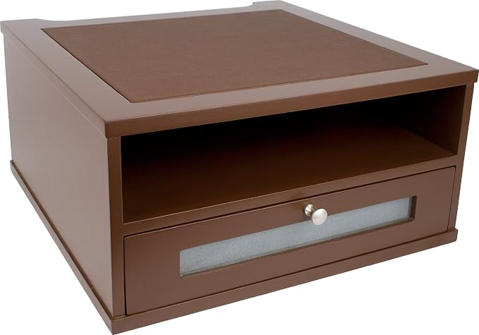 Victor Monitor Riser, B1175 (Mocha Brown)