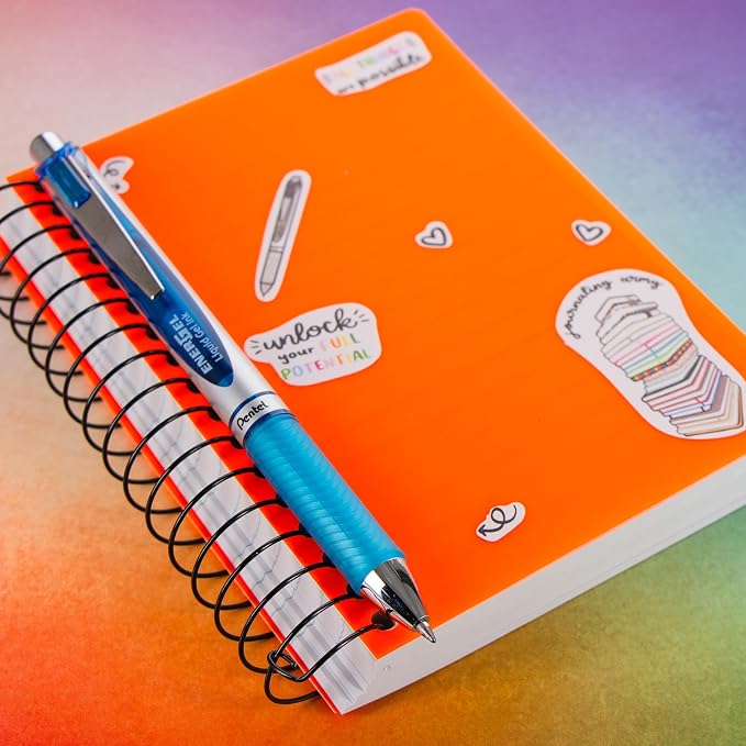 Pentel Carrie Walker Ultimate Journal Mix, Writing and Journaling Kit, Gel Pen/Mechanical Pencil/Marker Variety, 20 Pieces