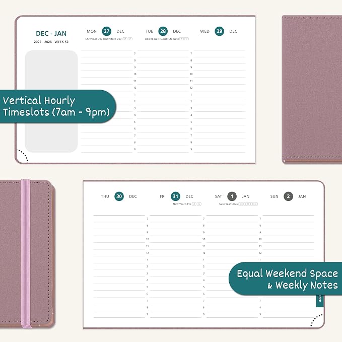 BEZEND 2027 Planner Weekly and Monthly, Daily Calendar Book (9"x5.5")