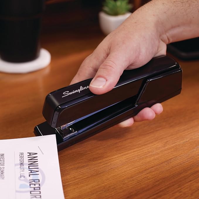 Swingline 747 Classic Stapler, 30 Sheet Capacity, Jam Free, Metal, Black (74701)", 1 Stapler (Pack of 12)