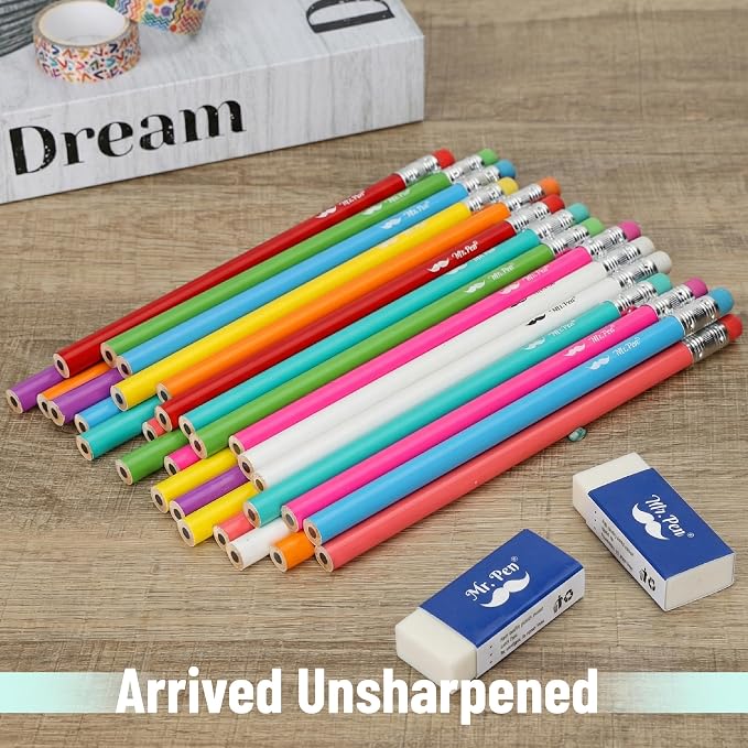 Mr. Pen- Jumbo Pencils, 60 pcs, Preschool Pencils, Large Pencil