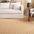 Martha Stewart x SAFAVIEH Area Rug Collection - 8' x 10', Natural Brown, Sisal & Jute, Farmhouse Style, Ideal for Living Room, Bedroom, Office, Dining Space (MSR9501A)