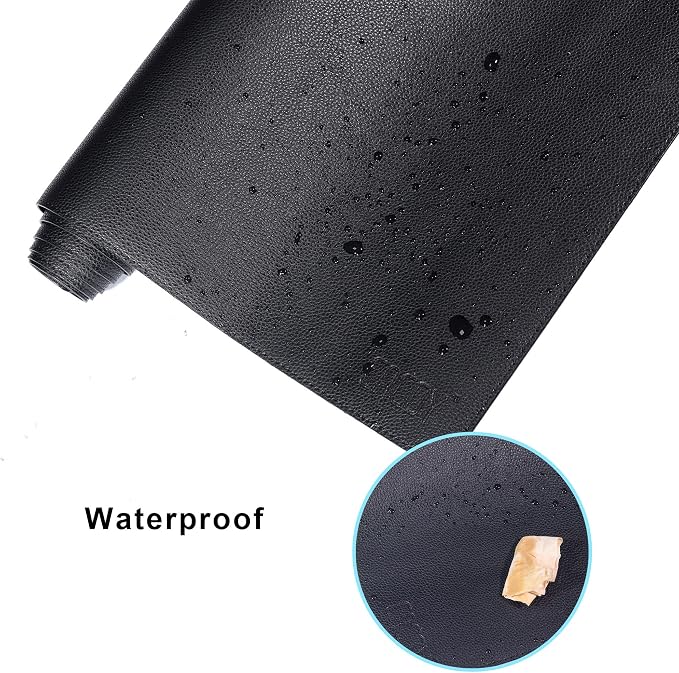 Cacoy 70.8"x24" Extended Leather Desk Mat, Waterproof Desk Blotters, Black | Super Large Desk Protector, Mega Size Professional Computer Desk Pad, Giant Mouse Pad, Non-Slip Desktop Matt for Office&Home