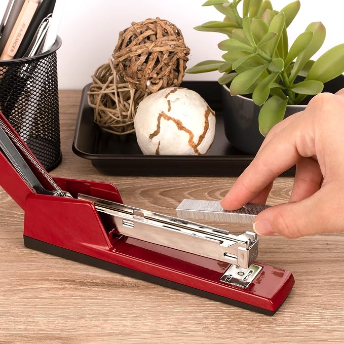 Swingline Stapler, 30 Sheet Capacity, 747 Classic Desktop Stapler, Jam Free, Metal, Rose Clay (74718)