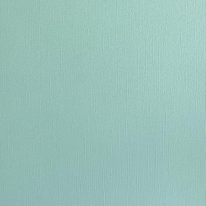 Fountain—12x12 Textured Cardstock | 80lb Textured Green-Blue Scrapbook Paper | Premium Cardstock for Cricut Cutting | 25 Sheets