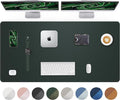 Large Desk Mat55 x24 - Premium Non-Slip Desk Pad, Waterproof and Scratch-Resistant Office Desk Protector, Large Desk pad Workspace Mat for Home and Office(Dark Green)