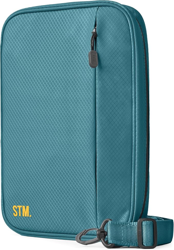 Scribbles That Matter - A5 Pencil Case Pouch + Journal Organizer - Large capacity Kawaii Pencil Pouch, Pen Case, Marker Case, Storage Journal Pouch Zippered Pocket Adjustable Shoulder Strap (7 x 10)