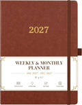 Vondafe 2027 Planner Weekly and Monthly, Jan. 2027 - Dec. 2027, 9" x 11"