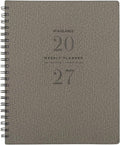 AT-A-GLANCE® Signature Collection 2027 Weekly Monthly Planner, Gray, Large, 8 1/2" x 11"