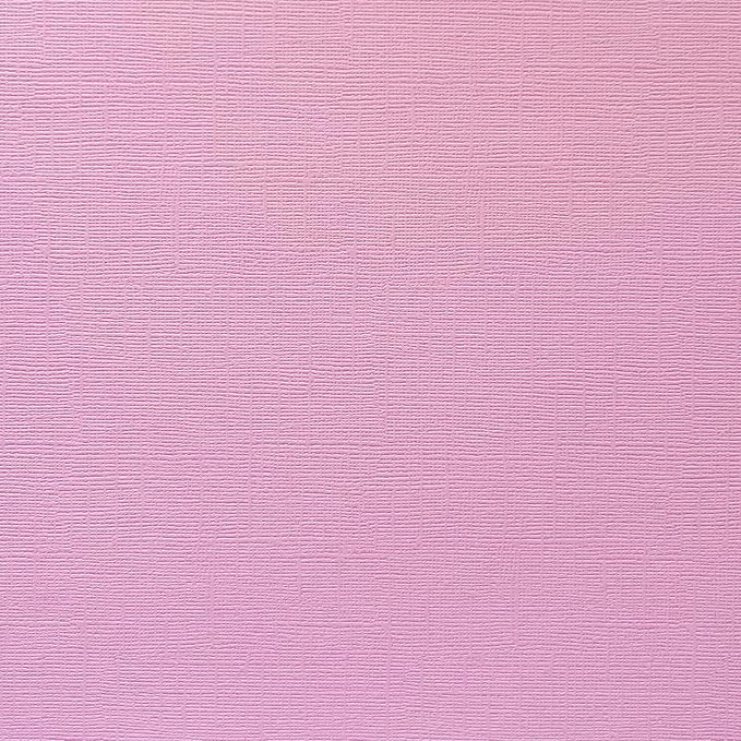 Snappy PInk—12x12 Textured Cardstock | 80lb Textured PInk Scrapbook Paper | Premium Cardstock for Cricut Cutting | 25 Sheets