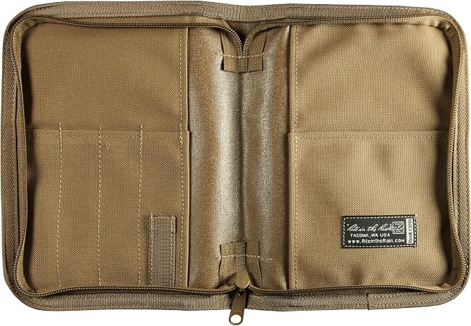 Rite in the Rain Weatherproof CORDURA Fabric, 1/2" Ring Binder Cover, 6.75" x 8.875", Tan Cover (No. C9200)
