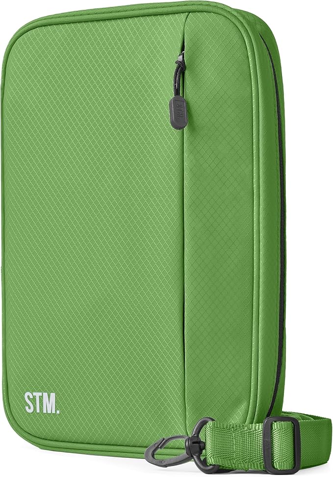 Scribbles That Matter - B5 Pencil Case Pouch + Journal Organizer - Large capacity Kawaii Pencil Pouch, Pen Case, Marker Case, Journal Pouch Zippered Pocket Adjustable Shoulder Strap (8.5 x 12.5)