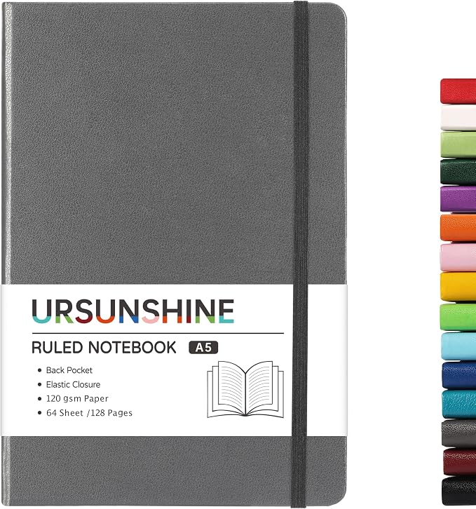 URSUNSHINE Ruled Notebook/Journal - Classic Lined Journal/Notebook