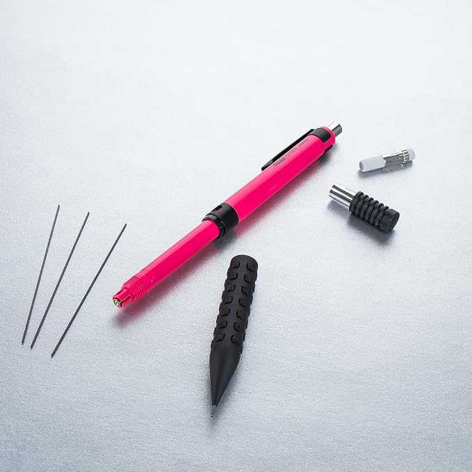 Pentel Smash Drafting Mechanical Pencil (0.5mm) - Special Edition Pink and Black w/Tube