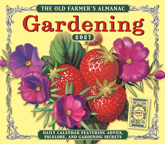 The Old Farmer's Almanac 2027 Daily Desk Calendar: Boxed Page-a-Day Gardening Calendar with Day-to-Day Tips, Folklore, Advice & Planting Secrets