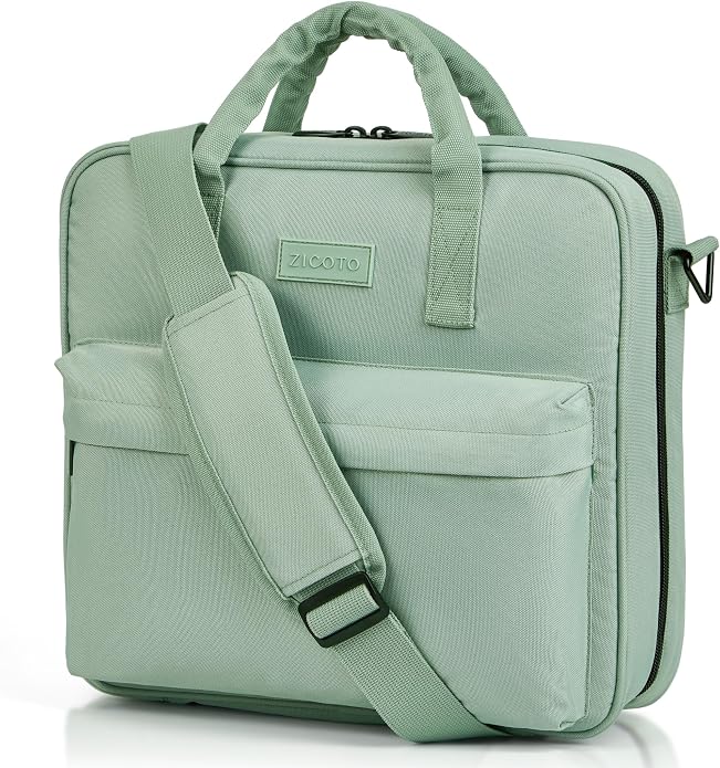 Sturdy 3 Ring Zipper Binder with Strap - 2" Binder with Pockets Holds 500 Sheets, Laptop & More - Durable & Easy to Carry