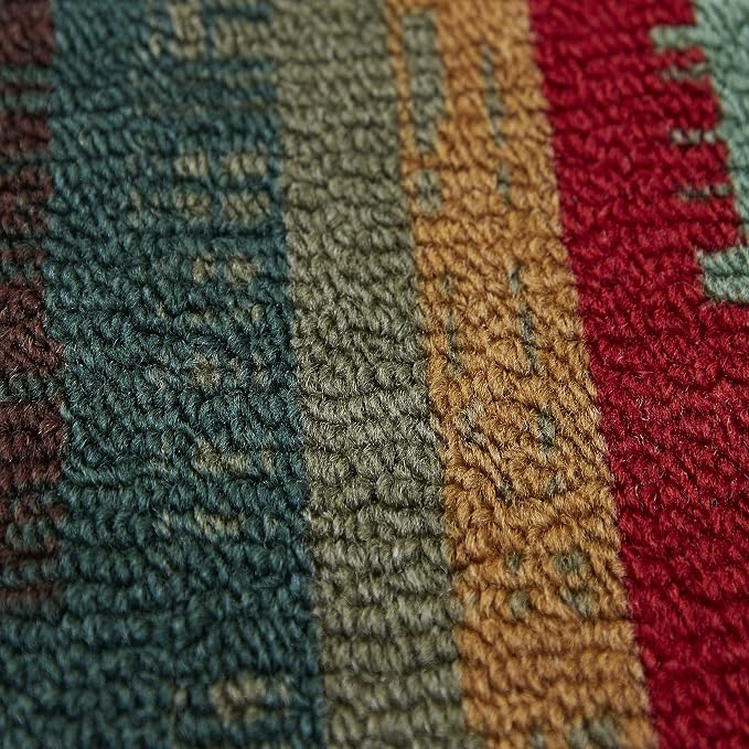 Mohawk Home Boho Stripe 6' x 9' Area Rug - Multicolor - Perfect for Living Room, Dining Room, Office