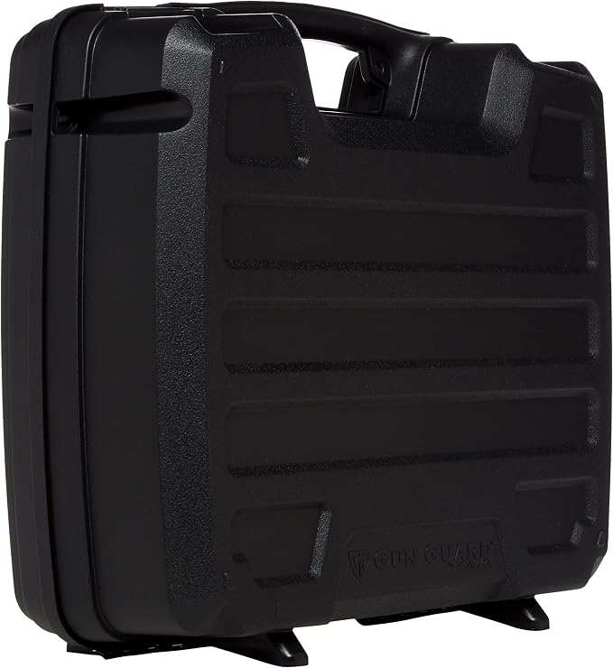Plano Gun Guard SE Four Pistol Access Case, Black, Handgun and Accessory Case, Lockable Pistol Case for Airline Travel, Hard Plastic Pistol Case