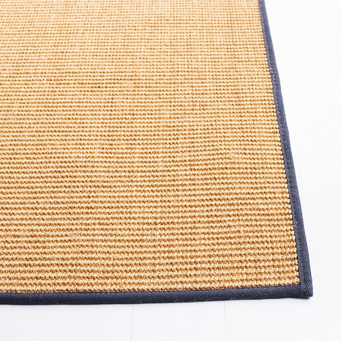 Martha Stewart SAFAVIEH x Collection Area Rug - 2'3" x 8' Runner, Natural & Grey, Sisal & Jute, Ideal for Living Room, Hallway, Foyer, Entryway, Bedroom (MSR9501G)