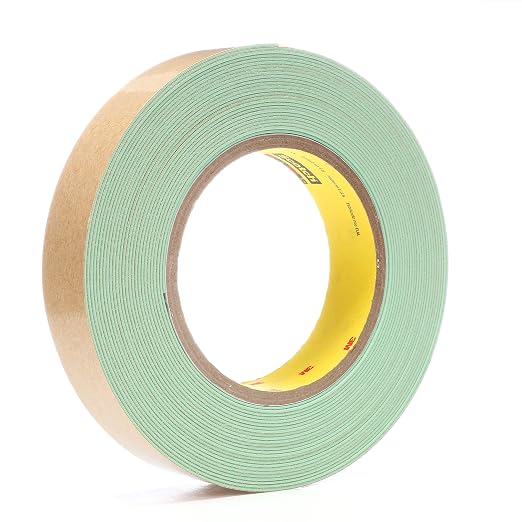 3M Impact Stripping Tape 500, Green, 1 in x 10 yd, 36 mil, 9 Rolls per case