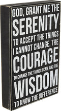 Primitives By Kathy Serenity Prayer Box Sign