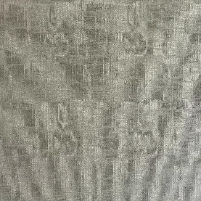 Putty Gray—12x12 Textured Cardstock | 80lb Textured Gray Scrapbook Paper | Premium Cardstock for Cricut Cutting | 25 Sheets