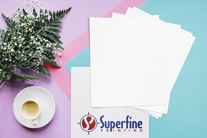 White Cardstock - For School Supplies, Kids Art & Crafts, Invitations, Business Card Printing | Extra Thick 100 lb Card Stock, 8.5 x 11 inch, Heavy Weight Hard Cover Stock (270 gsm) 50 Sheets Per Pack